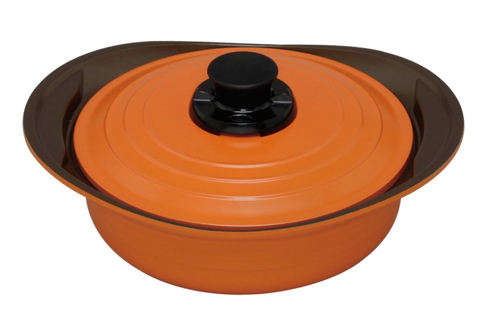 Iris Ohyama 24cm IH Gas Compatible Ceramic Coated Pot - Japan-Kiichin - The #1 Place for Japanese Goods in Your Hand!
