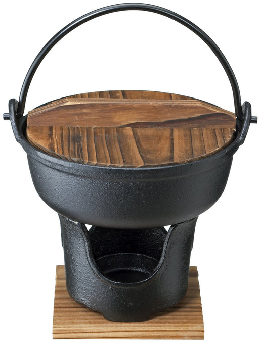 Ishigaki Industry 16Cm Black Iron Casting Gas Fire Ih Compatible Pot Set-Kiichin - The #1 Place for Japanese Goods in Your Hand!