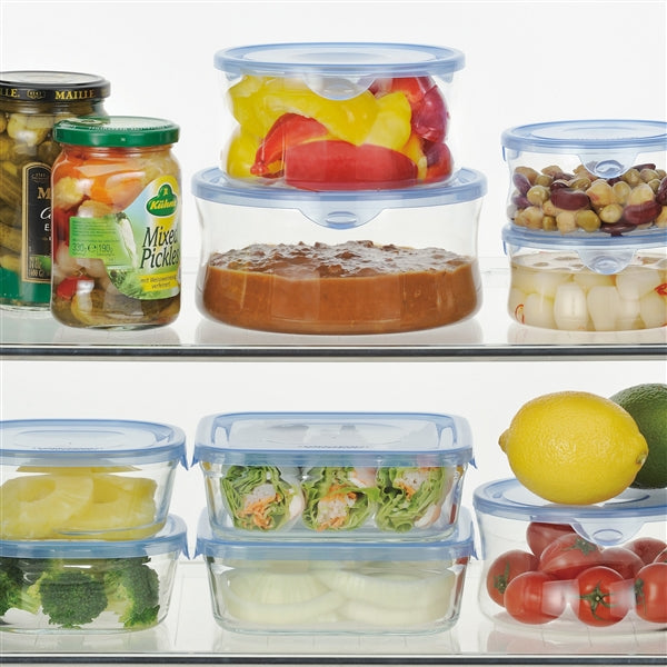 Iwaki 200ml Square Glass Food Container - Heat Resistant & Durable-Kiichin - The #1 Place for Japanese Goods in Your Hand!