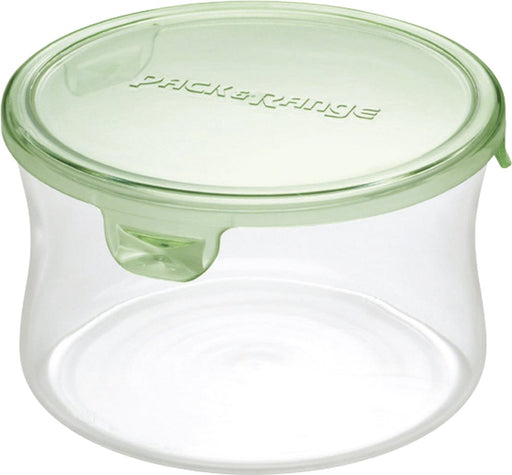 Iwaki Japan Green Round Glass Storage Container - 490ml-Kiichin - The #1 Place for Japanese Goods in Your Hand!