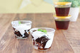 Iwaki Yellow Glass Pudding Cup Set with Lid Storage Container - 100ml-Kiichin - The #1 Place for Japanese Goods in Your Hand!