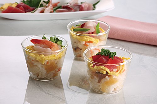 Iwaki Yellow Glass Pudding Cup Set with Lid Storage Container - 100ml-Kiichin - The #1 Place for Japanese Goods in Your Hand!