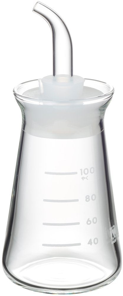 Iwaki Japan Kb5033-W Saiki White Glass Soy Sauce Dispenser 100Ml-Kiichin - The #1 Place for Japanese Goods in Your Hand!