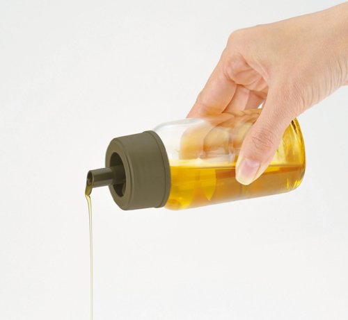 Iwaki Japan 120Ml Black Heat-Resistant Glass Oil Bottle-Kiichin - The #1 Place for Japanese Goods in Your Hand!