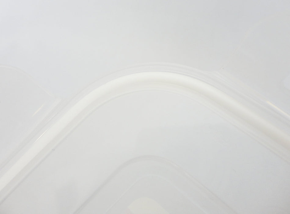 Iwasaki Industry Japan-Made Microwave-Safe Food Storage Container - White 660ml-Kiichin - The #1 Place for Japanese Goods in Your Hand!