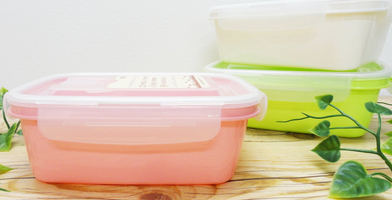 Iwasaki Industry Japan-Made Microwave-Safe Food Storage Container - White 660ml-Kiichin - The #1 Place for Japanese Goods in Your Hand!