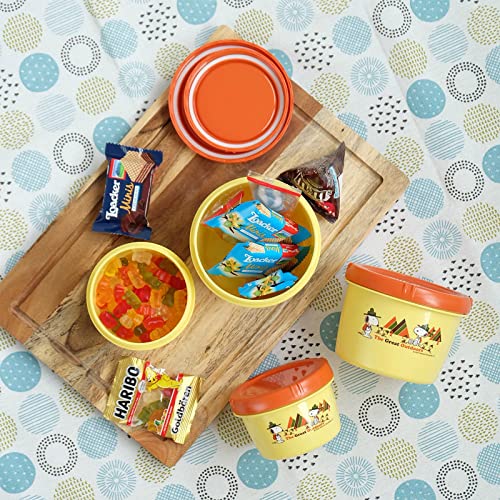 Iwasaki Industry 500ml Snoopy Canister - Premium Storage Container from Japan-Kiichin - The #1 Place for Japanese Goods in Your Hand!