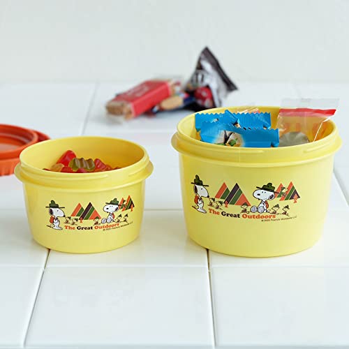 Iwasaki Industry 500ml Snoopy Canister - Premium Storage Container from Japan-Kiichin - The #1 Place for Japanese Goods in Your Hand!