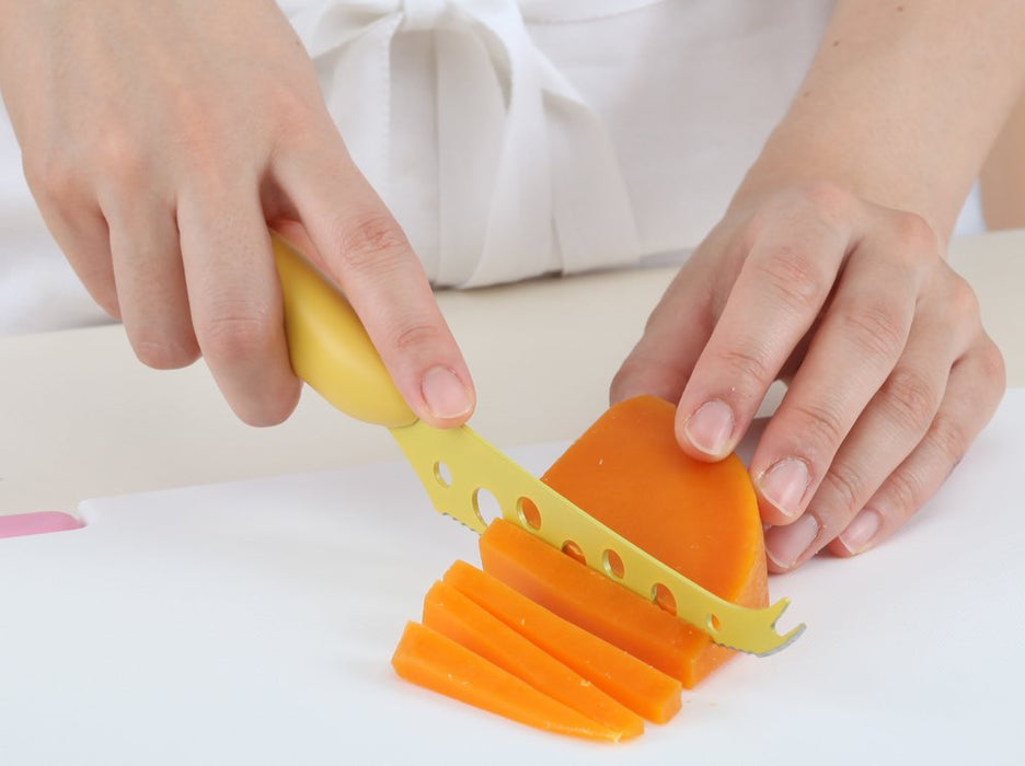 Kai AB-5561 Broad Beans Cheese Knife-Kiichin - The #1 Place for Japanese Goods in Your Hand!