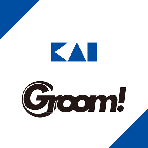 Kai Corp Groom Safety Scissors Nose Hair Silver/Black 1pc-Kiichin - The #1 Place for Japanese Goods in Your Hand!