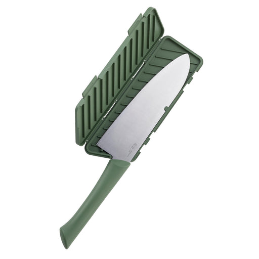 Kai AB5575 Santoku Knife 165mm Multi-Knife With Sheath Portable Dishwasher Safe Manasaya Green-Kiichin - The #1 Place for Japanese Goods in Your Hand!