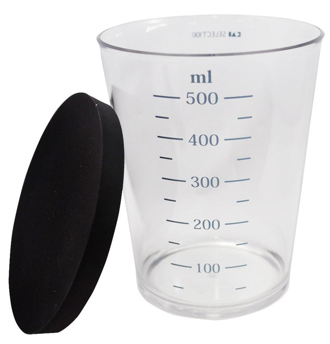 Kai 500ml Measuring Cup w/Lid DH3126 Select100-Kiichin - The #1 Place for Japanese Goods in Your Hand!