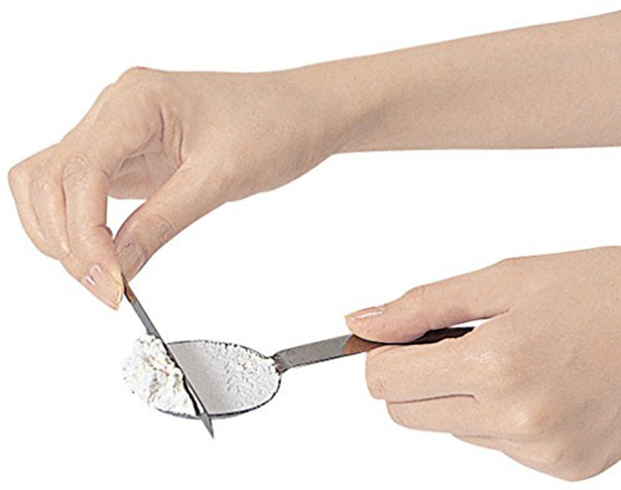 Kai Dh7122 Measuring Spoon Set w/Thin Spatula Stainless Steel Japan-Kiichin - The #1 Place for Japanese Goods in Your Hand!