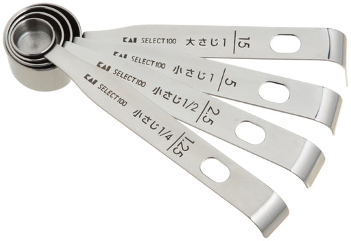 Kai Corporation Measuring Spoon Select100 DH3006-Kiichin - The #1 Place for Japanese Goods in Your Hand!