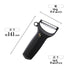Kai Seki Magoroku Peeler Dh3341 Black Made in Japan-Kiichin - The #1 Place for Japanese Goods in Your Hand!