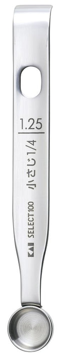 Kai Corporation 100 Measuring Spoons 1.25Ml 1/4tsp Dh3124-Kiichin - The #1 Place for Japanese Goods in Your Hand!