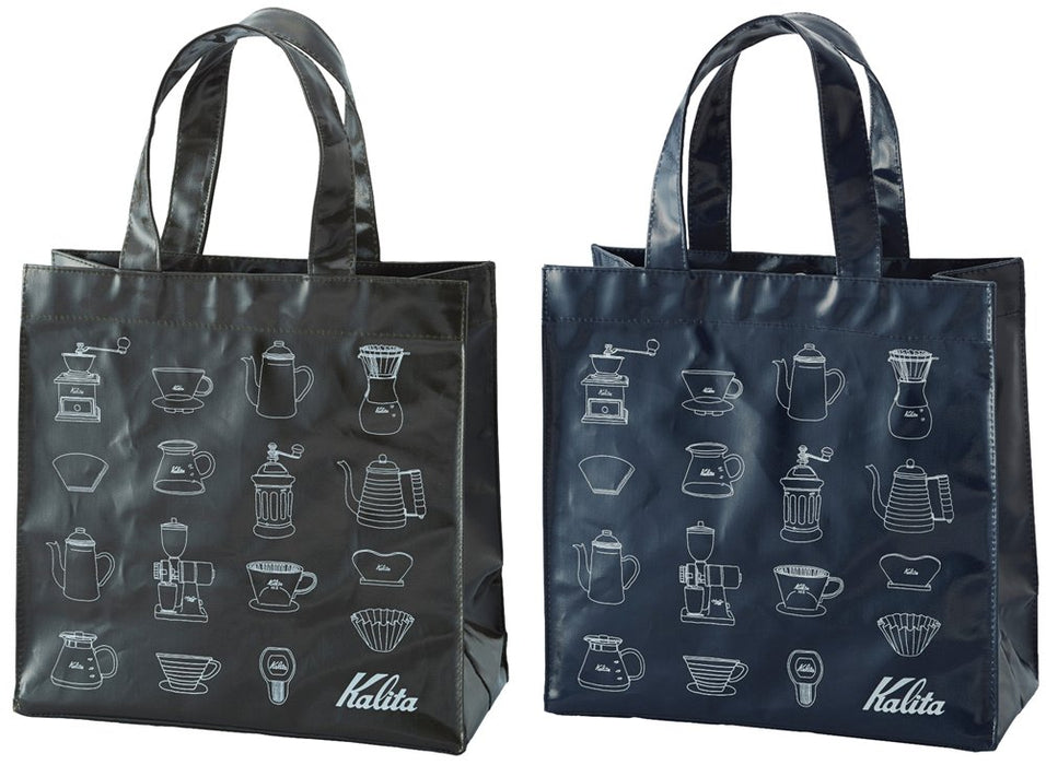 Kalita Japan Coffee Mini Tote Bag - Smoky Blue #71160 Stylish and Practical Carryall-Kiichin - The #1 Place for Japanese Goods in Your Hand!