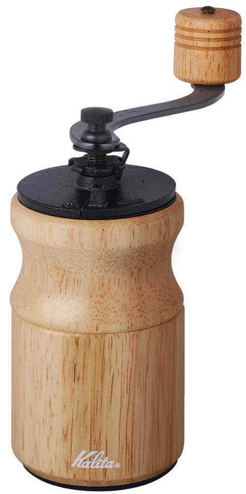 Kalita Japan Kh-10 #42167 Antique Coffee Grinder with Wooden Hand Grind & Adjustable Lid - Compact Outdoor Camping Tool-Kiichin - The #1 Place for Japanese Goods in Your Hand!