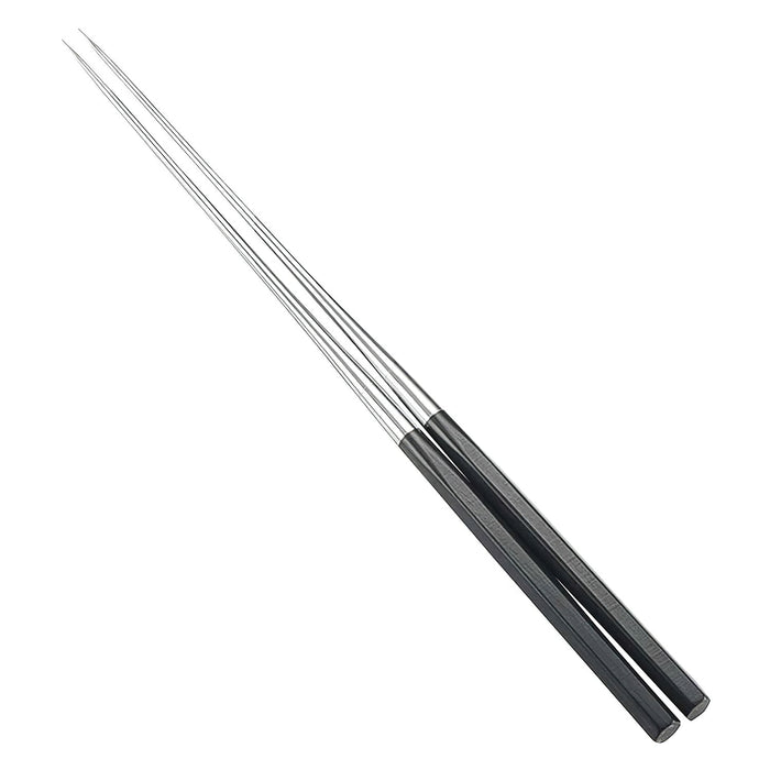 Kanaguchi Stainless Steel Hex Serving Chopsticks 16.5cm - Premium Quality-Kiichin - The #1 Place for Japanese Goods in Your Hand!