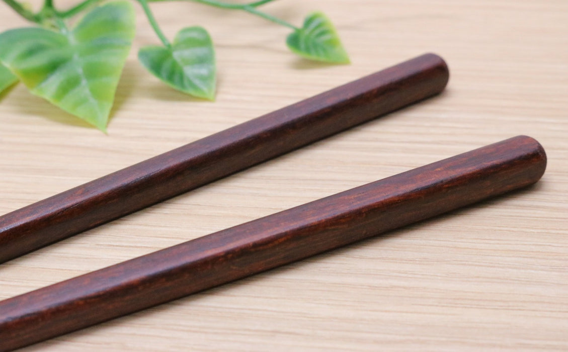 Kawai 5-Piece 23Cm Wooden Chopsticks Set - Dishwasher Safe, Brown-Kiichin - The #1 Place for Japanese Goods in Your Hand!