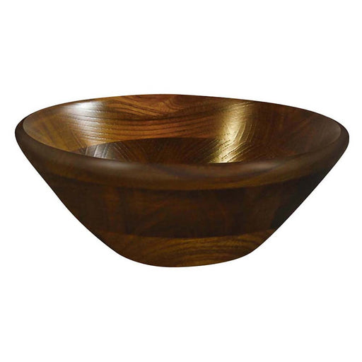 25.5cm Round Edge Kijihiki Zelkova Salad Bowl - Enhance Your Dining Experience!-Kiichin - The #1 Place for Japanese Goods in Your Hand!