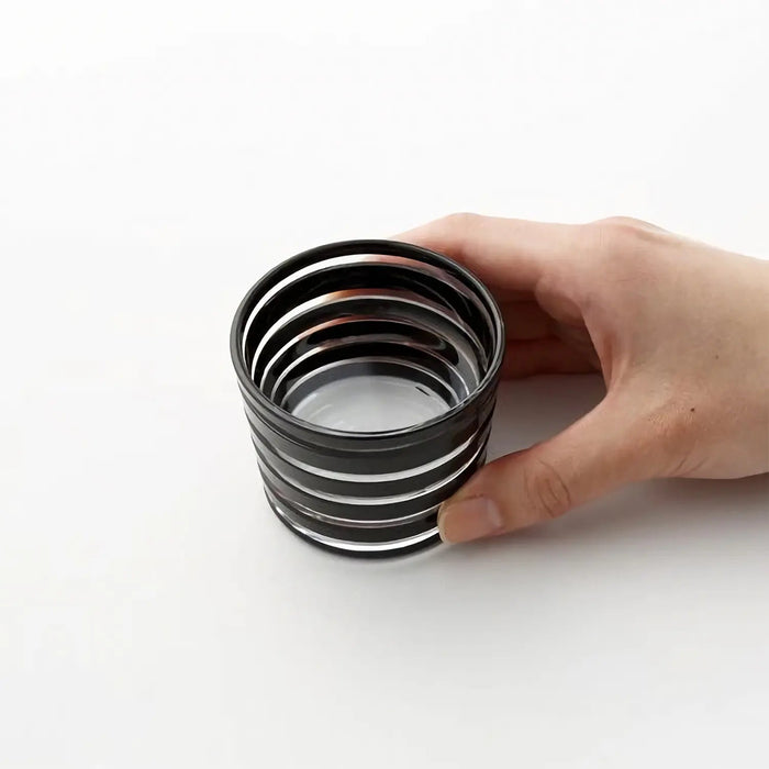 Premium Tokyo Kuroco Edo Kiriko Sake Cup by Kimoto Glassware-Kiichin - The #1 Place for Japanese Goods in Your Hand!