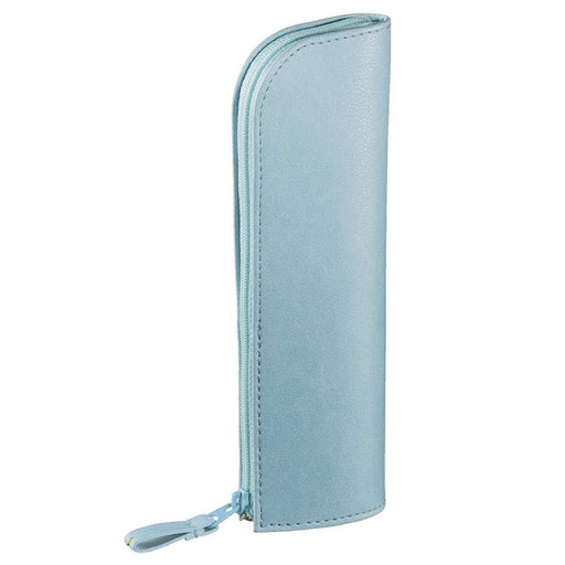 Kokuyo Slim Me Blue Pen Case - Smoky Sky (KME-PCWBF115GB)-Kiichin - The #1 Place for Japanese Goods in Your Hand!