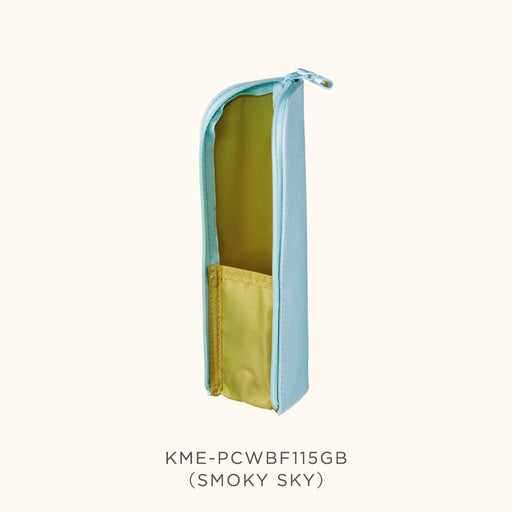 Kokuyo Slim Me Blue Pen Case - Smoky Sky (KME-PCWBF115GB)-Kiichin - The #1 Place for Japanese Goods in Your Hand!