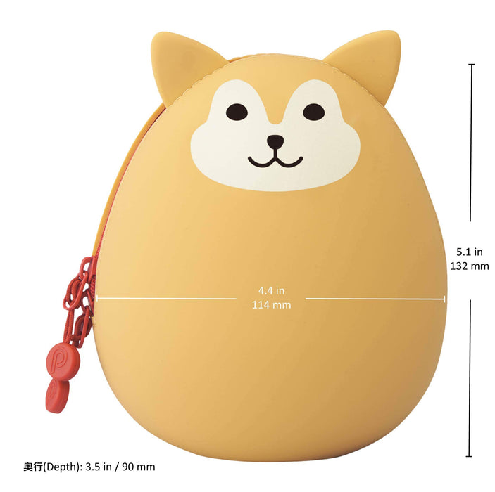 Lihit Lab Egg Pouch Big Mikeneko A7783-7 - Compact Storage Solution-Kiichin - The #1 Place for Japanese Goods in Your Hand!