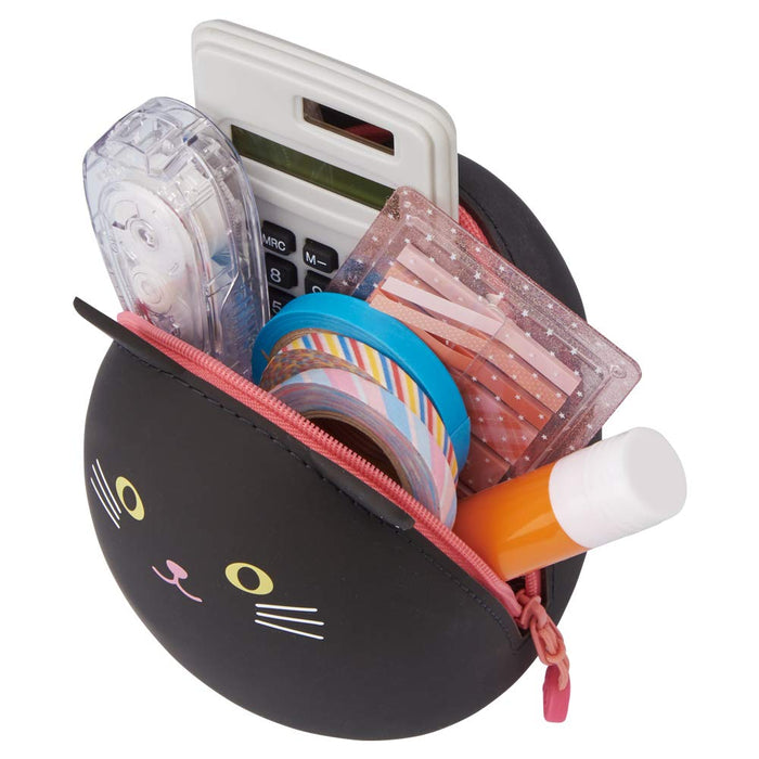 Lihit Lab Egg Pouch Big Mikeneko A7783-7 - Compact Storage Solution-Kiichin - The #1 Place for Japanese Goods in Your Hand!