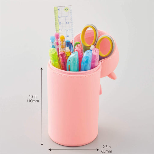 Lihit Lab Big Pen Case Boston Terrier A7714-8 - User-Friendly Storage Solution-Kiichin - The #1 Place for Japanese Goods in Your Hand!