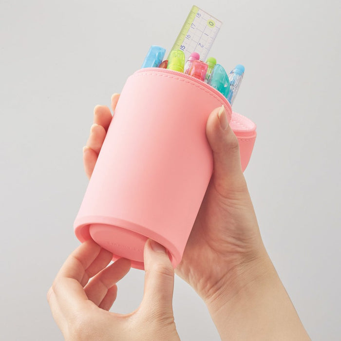 Lihit Lab Big Pen Case Boston Terrier A7714-8 - User-Friendly Storage Solution-Kiichin - The #1 Place for Japanese Goods in Your Hand!