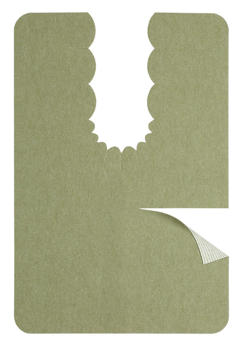 Sanko Mitsuba Okunaga Toilet Mat - Green, 60x90cm, Made in Japan, Washable & Deodorant-Kiichin - The #1 Place for Japanese Goods in Your Hand!