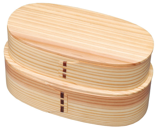 Ruozhao Magewappa 2-Tier Japanese Lunch Box - Natural FH02W-Kiichin - The #1 Place for Japanese Goods in Your Hand!