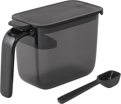 Marna K736Bk Seasoning Pot (Black) Salt & Sugar Container-Kiichin - The #1 Place for Japanese Goods in Your Hand!