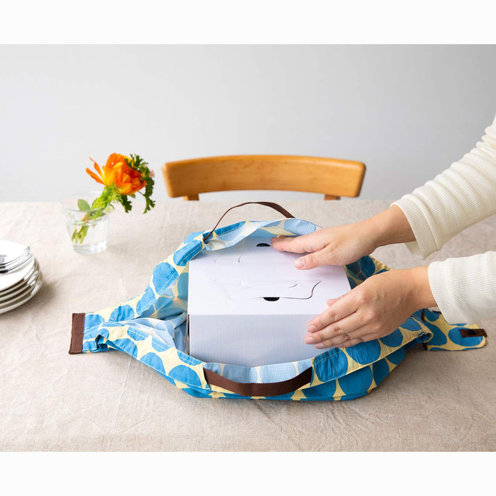 Marna Japan Shupatto Compact Bag M Dot Foldable Eco Bag - Stylish and Convenient-Kiichin - The #1 Place for Japanese Goods in Your Hand!