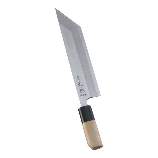 Masamoto Sohonten Tamapaku Steel Eel Saki Knife 19.5cm Water Buffalo Horn Magnolia Pattern Ams42019-Kiichin - The #1 Place for Japanese Goods in Your Hand!