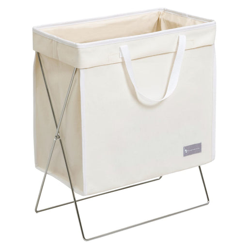 Astro Japan Laundry Basket 860-25 Large White, Easy-Grip, Dustproof & Water Repellent-Kiichin - The #1 Place for Japanese Goods in Your Hand!