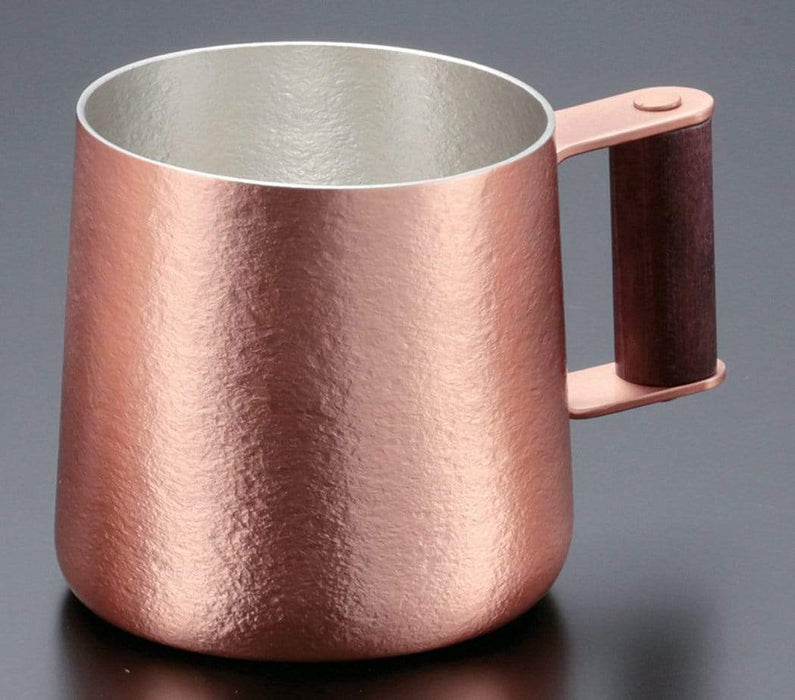Minagawa Copper Beer Mug with Wooden Handle - 250ml-Kiichin - The #1 Place for Japanese Goods in Your Hand!