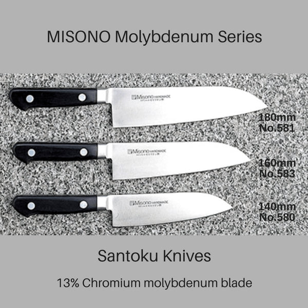 Misono 583 Molybdenum Santoku Knife - 160mm A Versatile Kitchen Essential-Kiichin - The #1 Place for Japanese Goods in Your Hand!