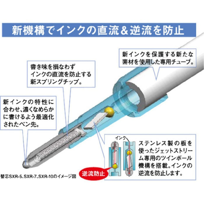 Mitsubishi Pencil Jetstream 0.5 Multicolor Ballpoint Pen Refill (5 Pcs)-Kiichin - The #1 Place for Japanese Goods in Your Hand!