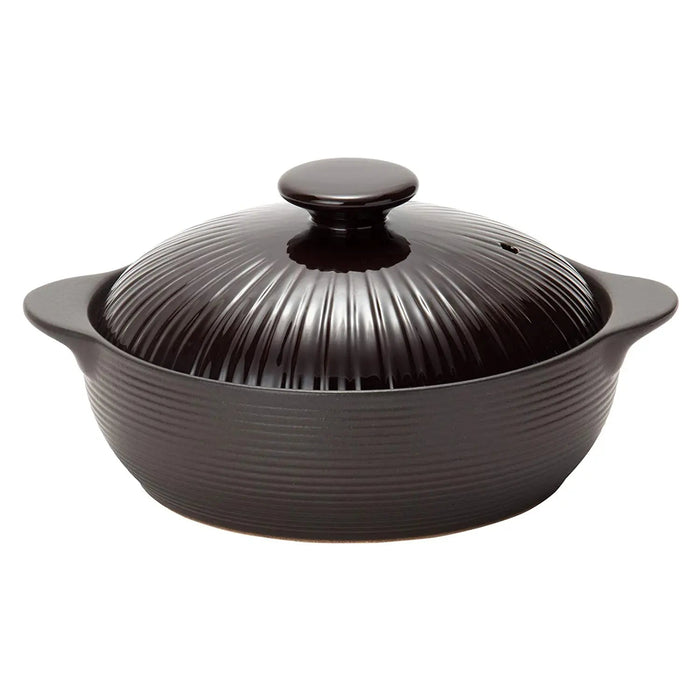 Miyawo Thermatech Ceramic Induction Donabe Casserole - 9-Go Chocolate-Kiichin - The #1 Place for Japanese Goods in Your Hand!