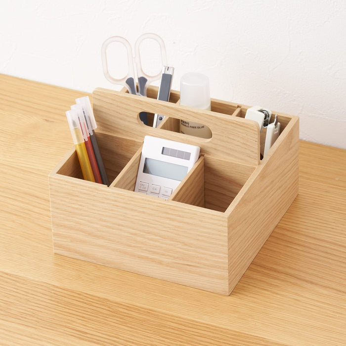 Mujirushi Ryohin Japan Wooden Tool Box - Compact and Durable Storage Solution-Kiichin - The #1 Place for Japanese Goods in Your Hand!
