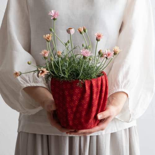 Musubi Furoshiki 45Cm Rikyu Plum Red Orange Japan 10215-103-Kiichin - The #1 Place for Japanese Goods in Your Hand!