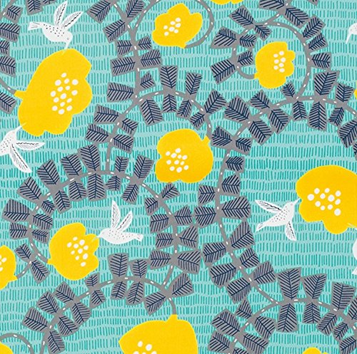 Musubi Furoshiki 70Cm Hummingbird Green - Authentic Japanese Made 21414-205-Kiichin - The #1 Place for Japanese Goods in Your Hand!