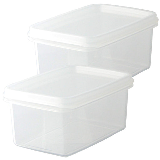 Nagao Square Polypropylene Storage Container Set of 2 - 340ml, Made in Japan-Kiichin - The #1 Place for Japanese Goods in Your Hand!