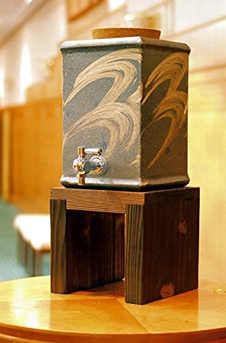 Nishiyama Shigaraki Ware Corner Shochu Server - Modern Design-Kiichin - The #1 Place for Japanese Goods in Your Hand!