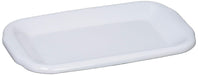 Noda Horo White Enamel Lid for Rectangular Deep S - Made in Japan-Kiichin - The #1 Place for Japanese Goods in Your Hand!