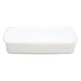 Noda Horo White Enamel Rectangle Shallow Food Containers - Medium Priority-Kiichin - The #1 Place for Japanese Goods in Your Hand!