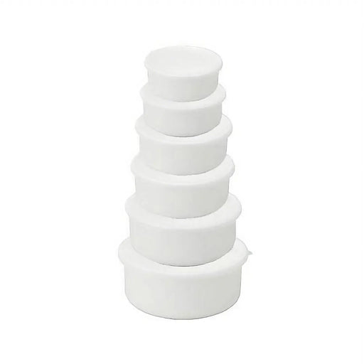 Noda Horo 12cm Enamel Round Food Containers with Lid - White Series-Kiichin - The #1 Place for Japanese Goods in Your Hand!
